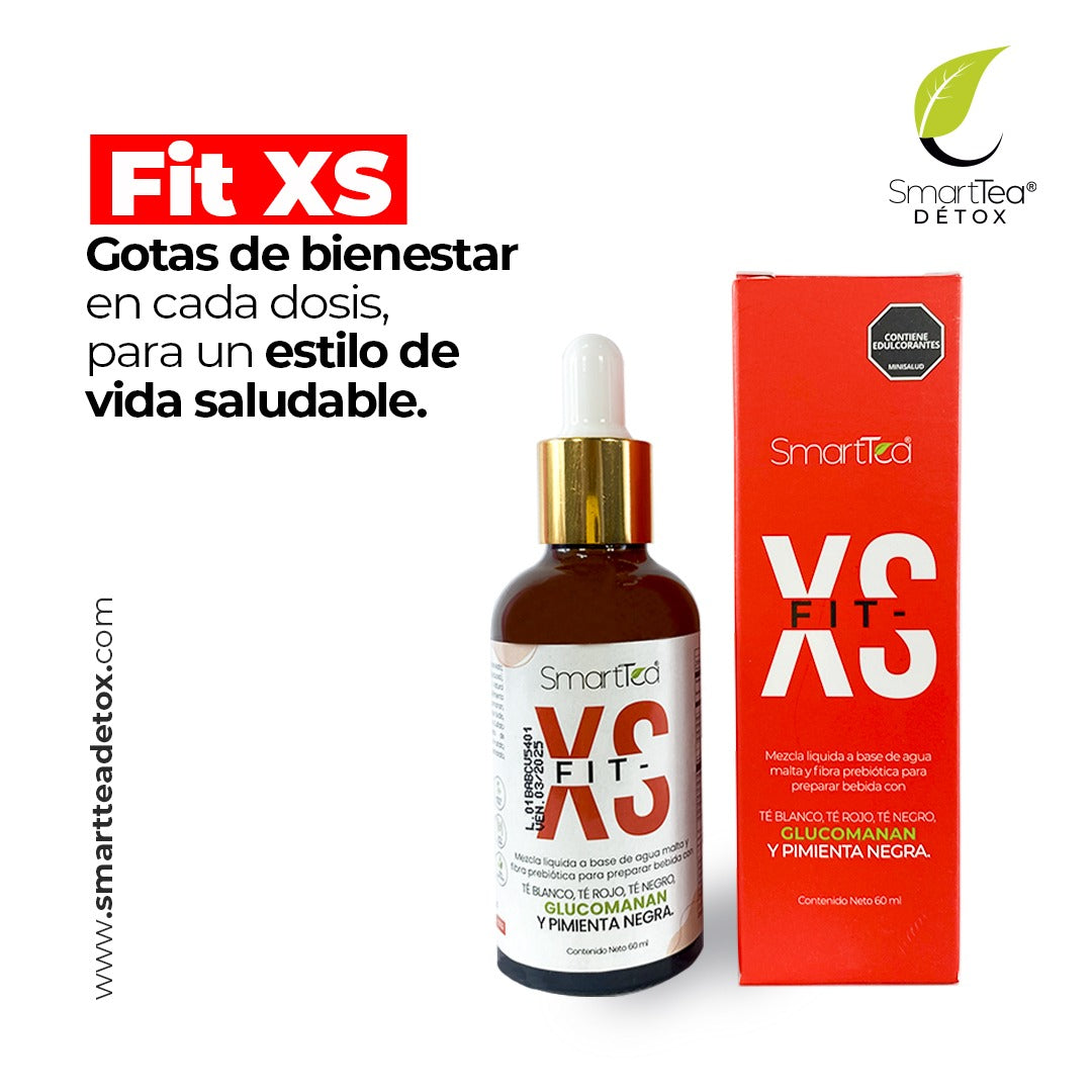 Gotas Liporeductoras Fit XS: Suplemento Natural Sublingual para Pérdida de Peso y Salud Digestiva